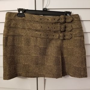 💖 3/$20 Express mod mini skirt with buckles